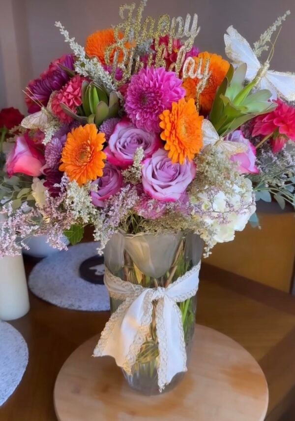Mixed Bouquet Vase